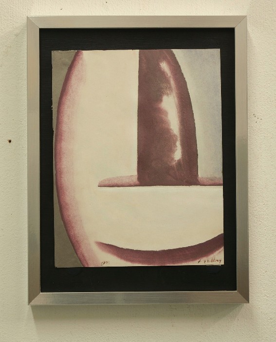 franck gribling SPACEBODY  1993,  drawing, 30x40 cm